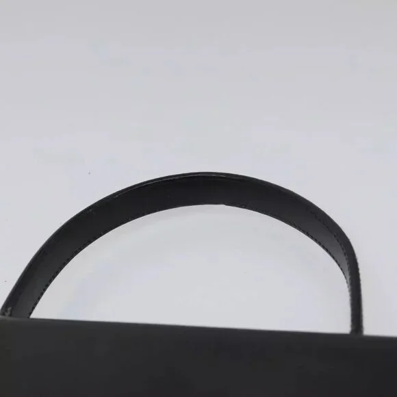PRADA Hand Bag Nylon Leather Black Auth
